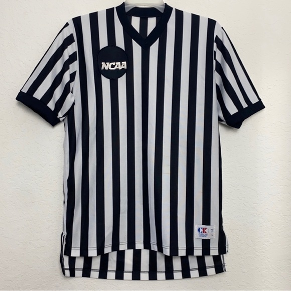 Men’s NCAA Referee basketball Jersey L - made in the USA - Picture 3 of 5